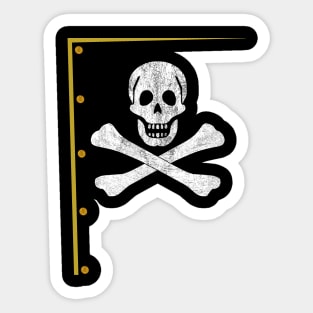Jolly Roger Space Pirate Sticker